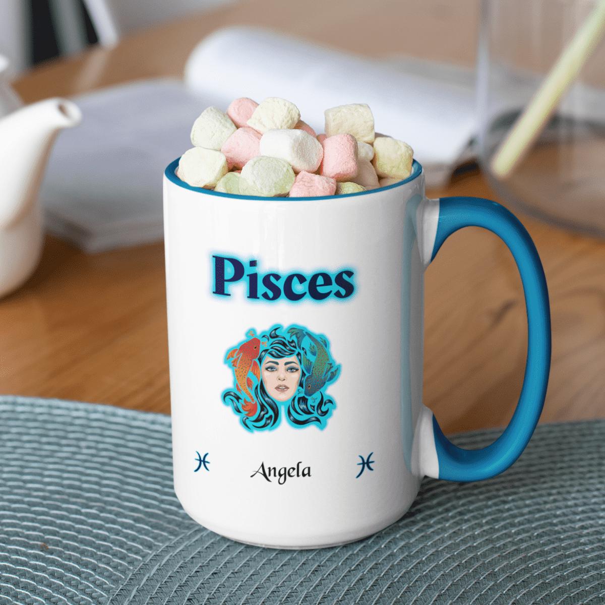 Pisces Personalized 15oz. Mug image 1