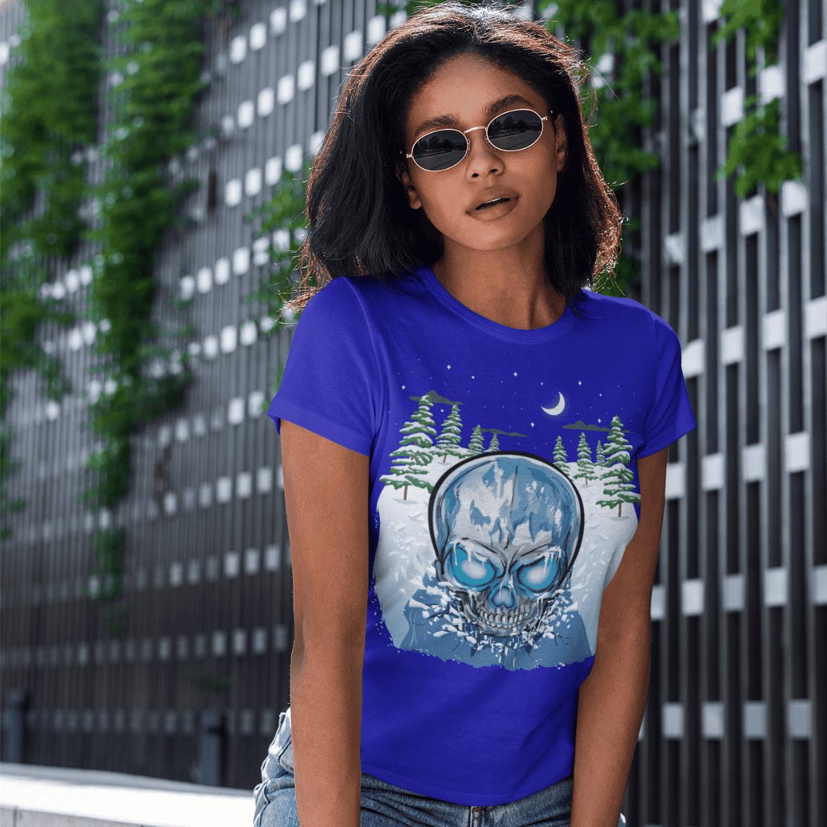 Seasons of the Skulls Winter Unisex Jersey Short-Sleeve T-Shirt image 3