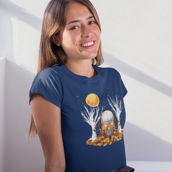 Seasons of the Skulls Fall edition V-Neck T-Shirt