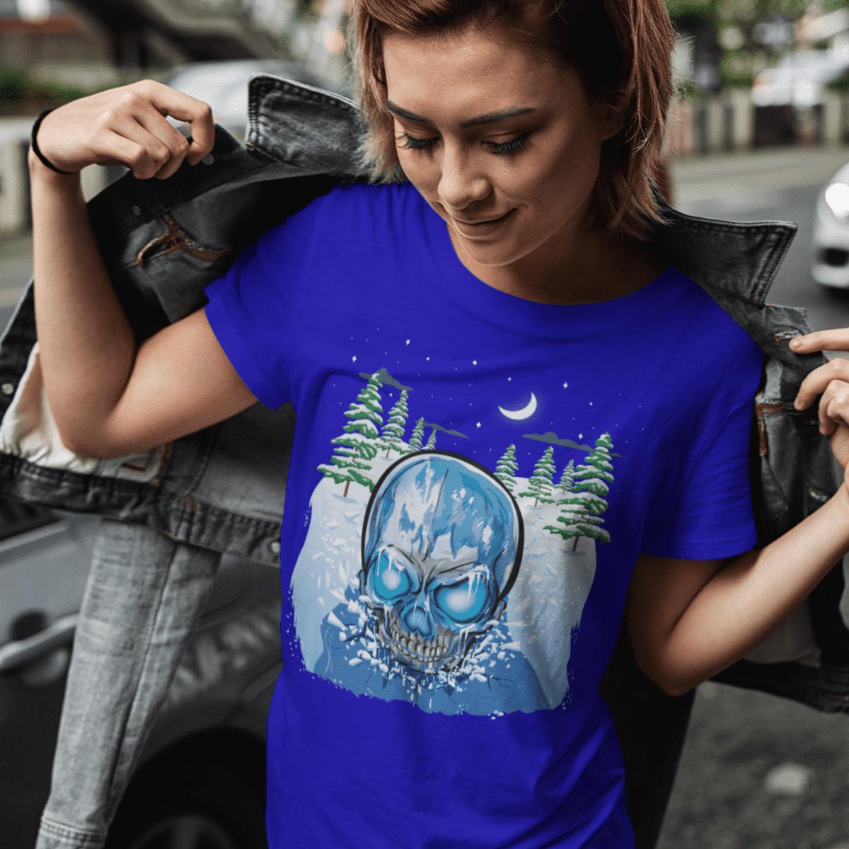 Seasons of the Skulls Winter Unisex Jersey Short-Sleeve T-Shirt image 1