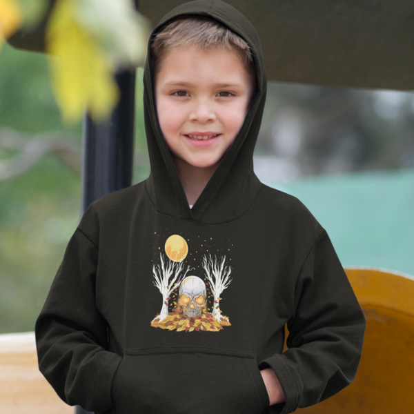Seasons of the Skulls Fall edition Youth Pullover Hoodie
