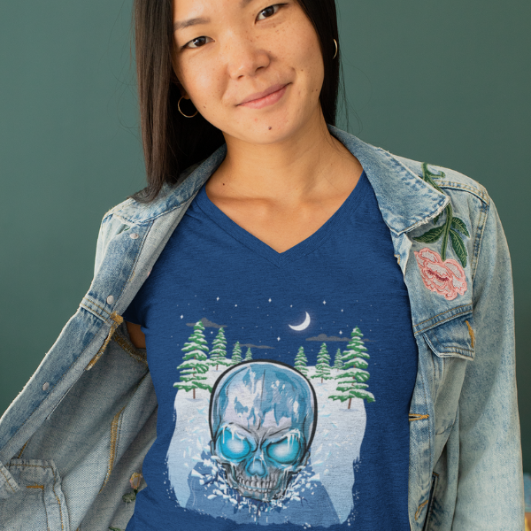 Seasons of the Skulls Winter edition V-Neck T-Shirt