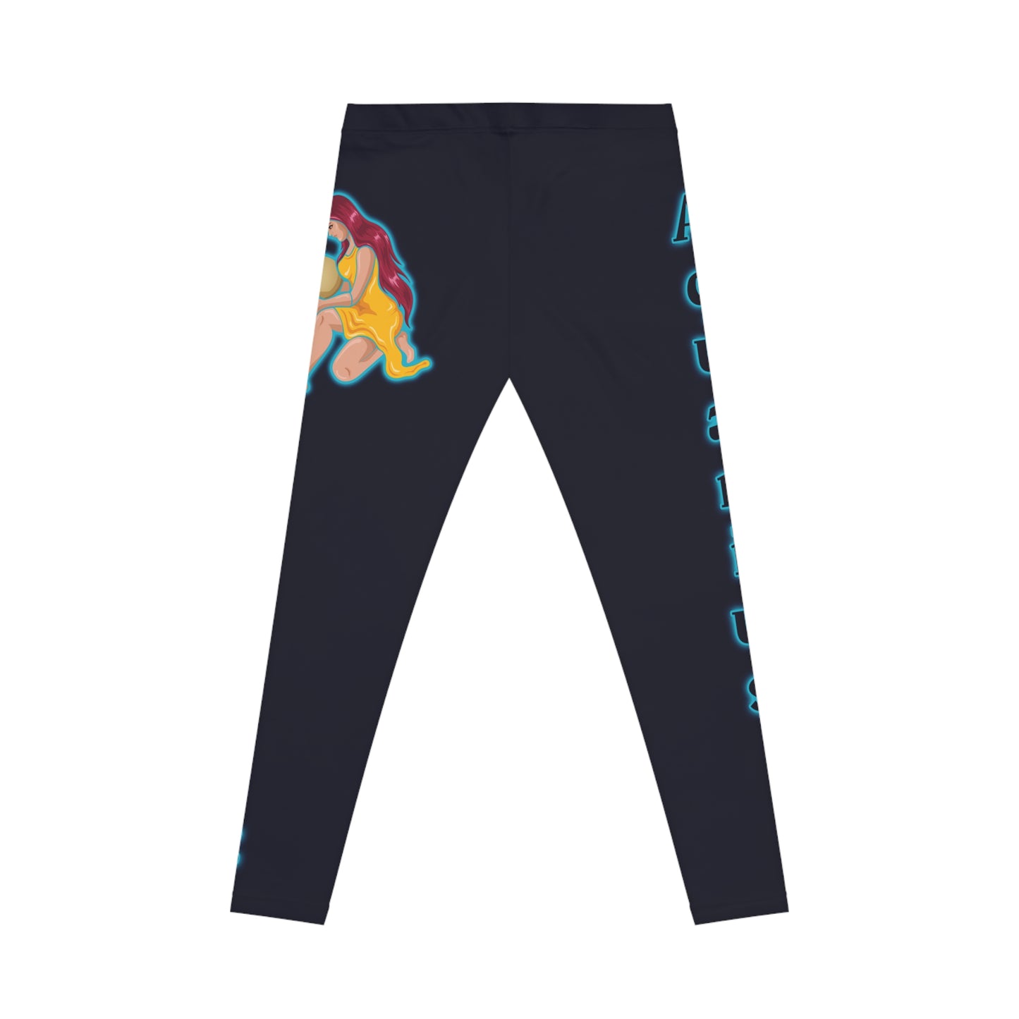 Aquarius Zodiac Leggings — Dark Celestial Women's Leggings