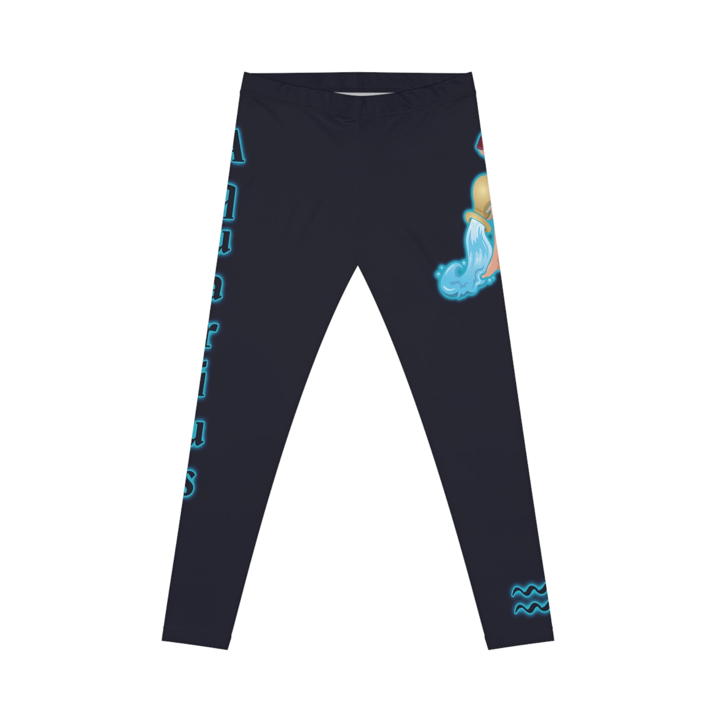 Aquarius Zodiac Leggings — Dark Celestial Women's Leggings