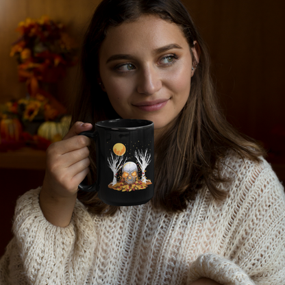 Seasons of the Skulls Fall Edition 15oz Black Mug