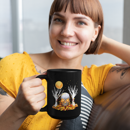 Seasons of the Skulls Fall Edition 15oz Black Mug