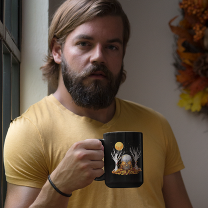 Seasons of the Skulls Fall Edition 15oz Black Mug