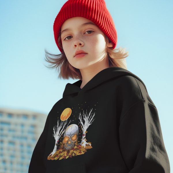 Seasons of the Skulls Fall edition Youth Pullover Hoodie