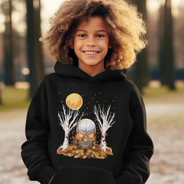 Seasons of the Skulls Fall edition Youth Pullover Hoodie