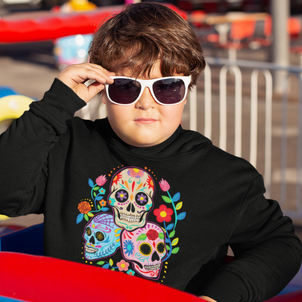 Seasons of the Skulls Spring edition Youth Pullover Hoodie