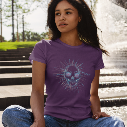Seasons of the Skulls Summer edition Electric blue Unisex Jersey Short-Sleeve T-Shirt